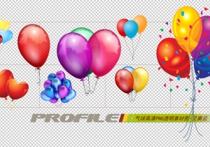气球免费高清png图片透明图形素材打包下载-05