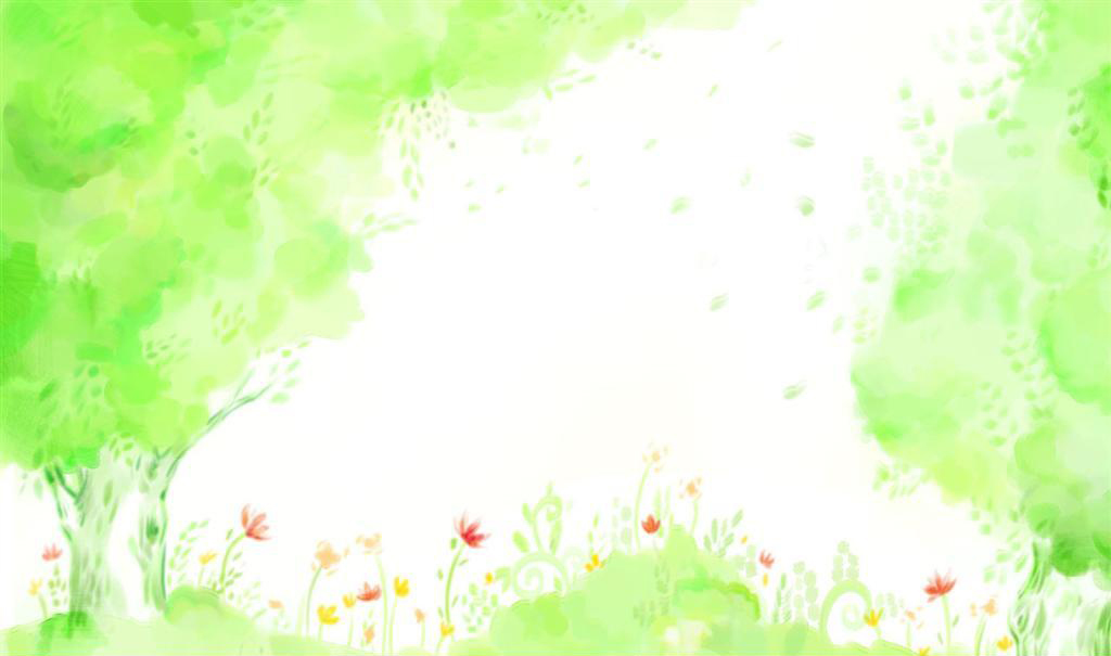 一组绿色春天的彩绘幻灯片PPT模板素材免费下载 (2).jpg
