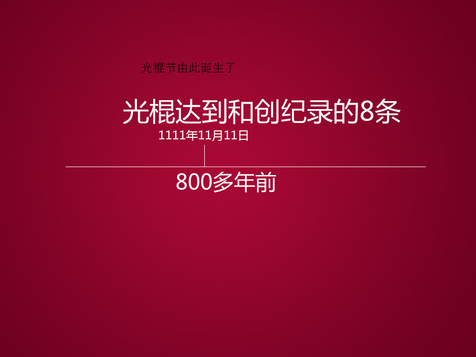 光棍节宣言幻灯片ppt模板免费下载