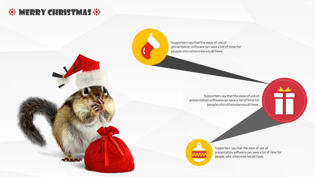 欧美圣诞节购物消防数据分析幻灯片PPT模板免费下载