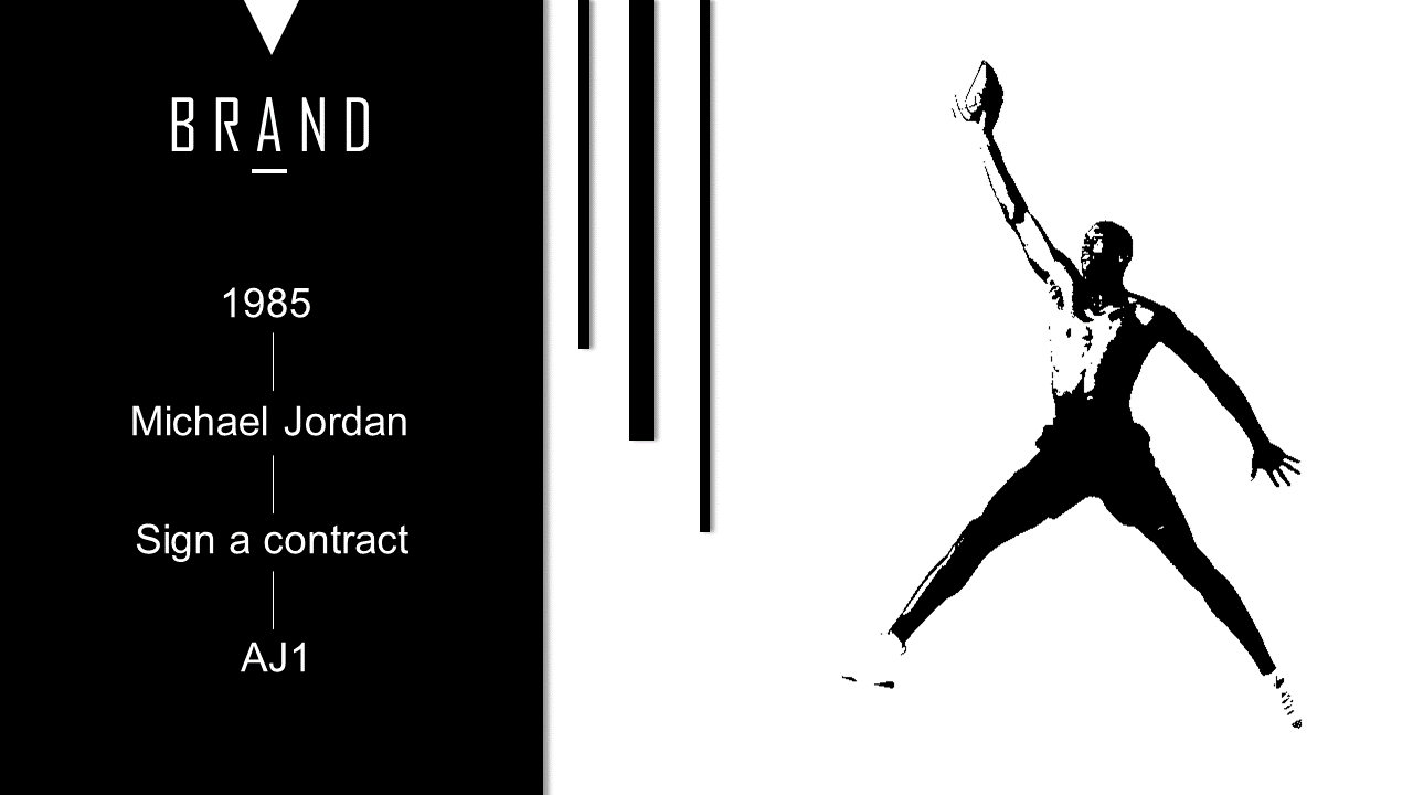 乔丹篮球体育运动幻灯片PPT模板免费下载