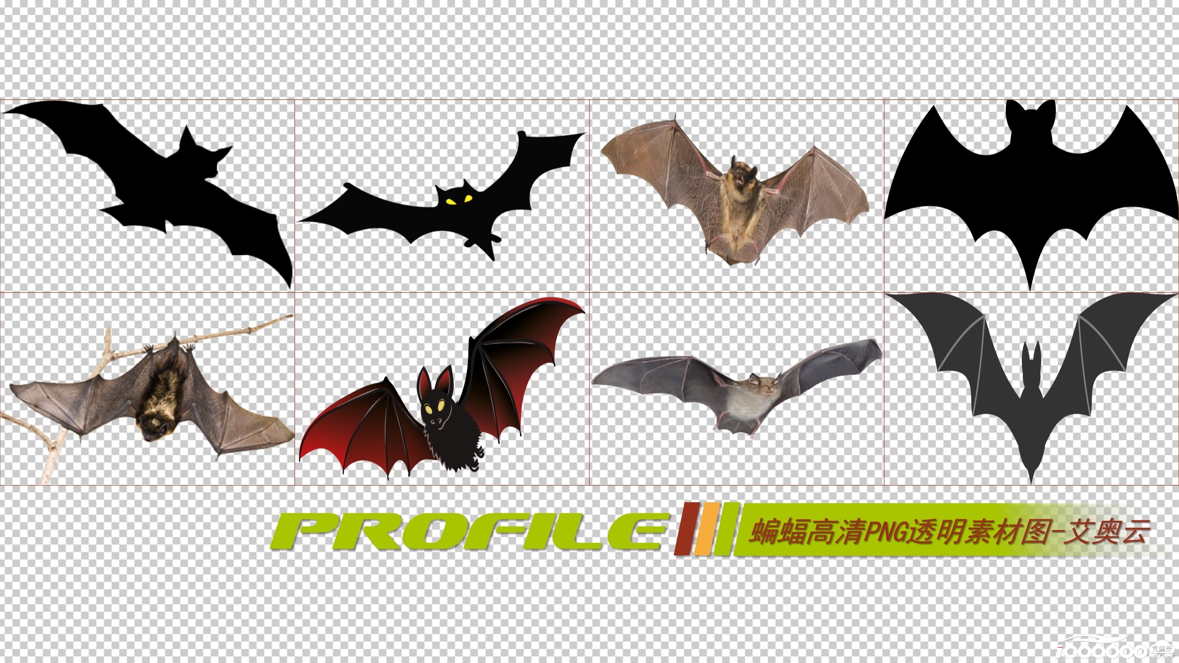 蝙蝠高清png透明图片图形素材打包免费下载 (3).JPG