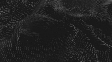黑色抽象点阵波浪幻灯片PPT模板素材背景图片下载