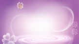 紫色抽象背景点缀花型PPT背景图片
